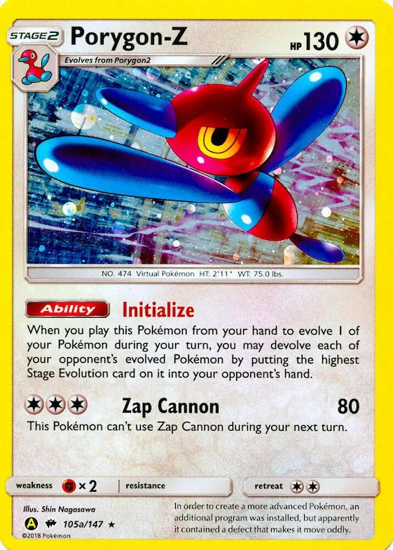 Porygon-Z #105a – XY Trainer Kit: Sylveon & Noivern