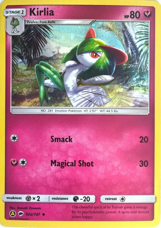 Kirlia #92a – XY Trainer Kit: Sylveon & Noivern
