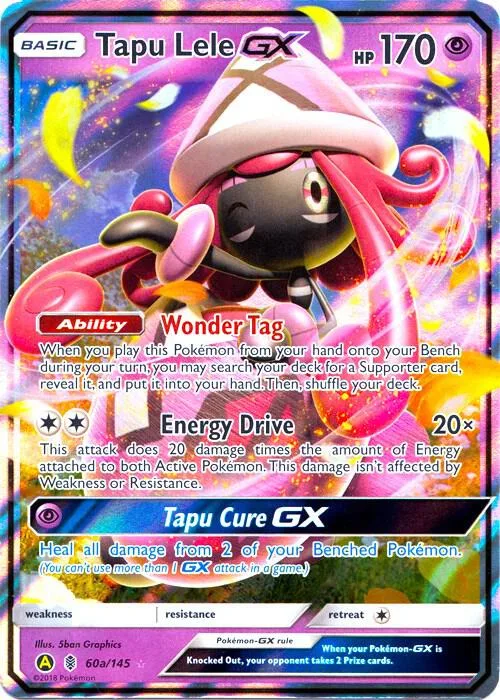 Tapu Lele GX #60a – XY Trainer Kit: Sylveon & Noivern