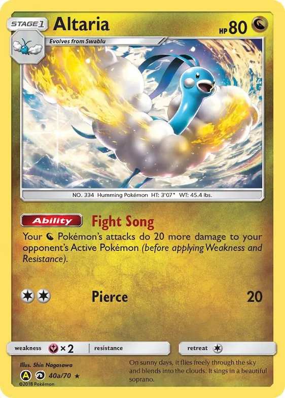 Altaria #40a – XY Trainer Kit: Sylveon & Noivern
