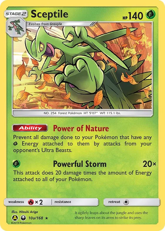 Sceptile #10a – XY Trainer Kit: Sylveon & Noivern