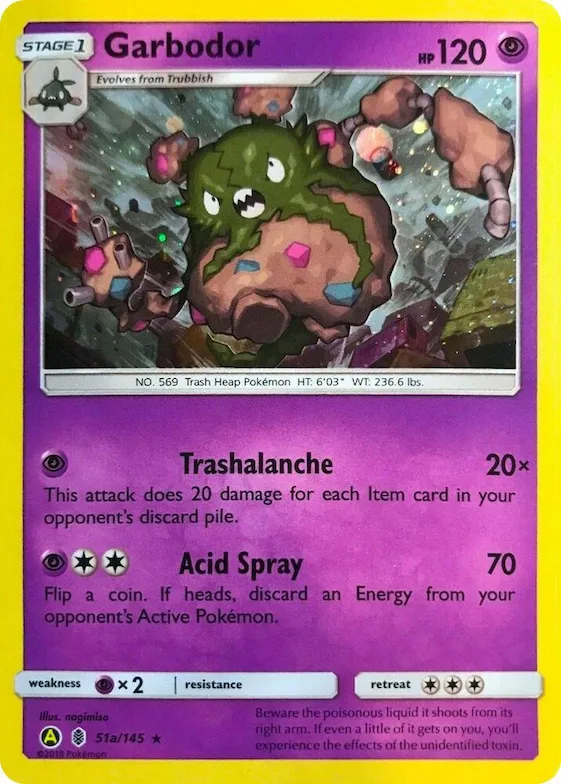 Garbodor (Cosmos Holo) #51a – XY Trainer Kit: Sylveon & Noivern