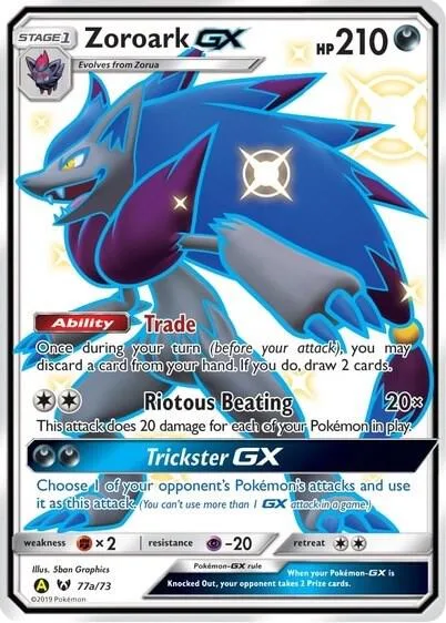 Zoroark GX #77a – XY Trainer Kit: Sylveon & Noivern