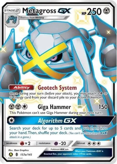Metagross GX #157a – XY Trainer Kit: Sylveon & Noivern