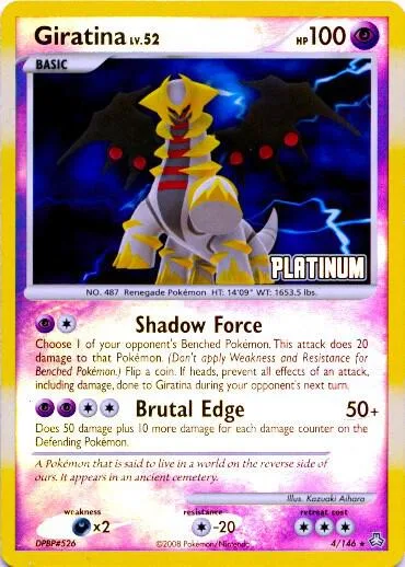 Giratina - 4/146 [Platinum] #4 – Burger King Promos