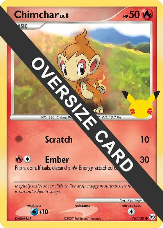 Chimchar #76 – First Partner Pack