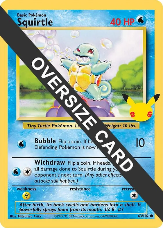 Squirtle #63 – First Partner Pack