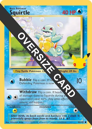 Squirtle #63 – First Partner Pack