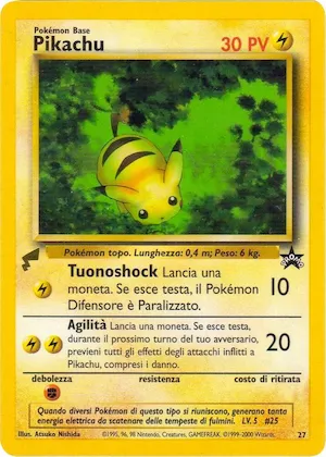 Pikachu (Baby) #27 – Pikachu World Collection Promos