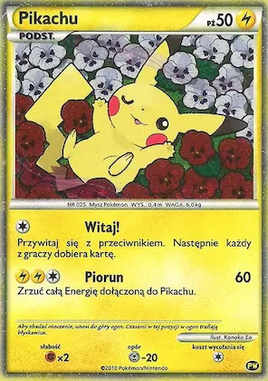 Pikachu (Polish) #pw 8 – Pikachu World Collection Promos