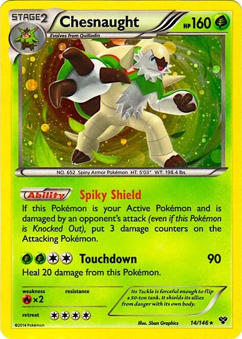 Chesnaught (Cosmos Holo) #14 – Blister Exclusives