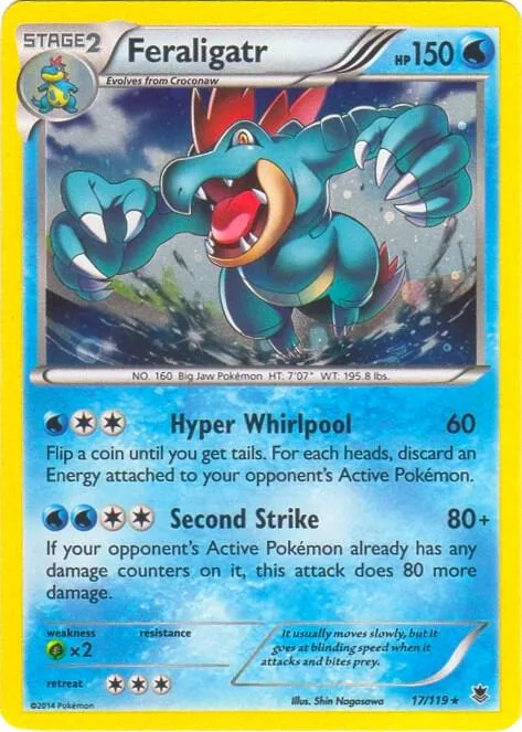 Feraligatr (Cosmos Holo) #17 – Blister Exclusives