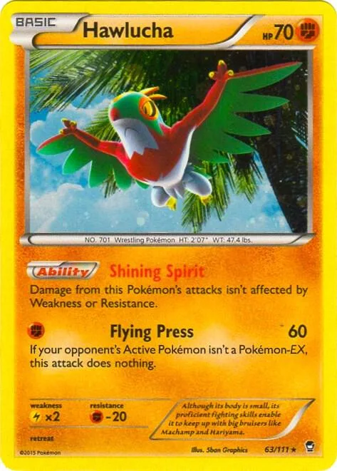Hawlucha (Cosmos Holo) #63 – Blister Exclusives