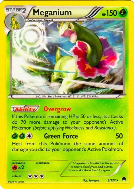 Meganium (Cosmos Holo) #3 – Blister Exclusives