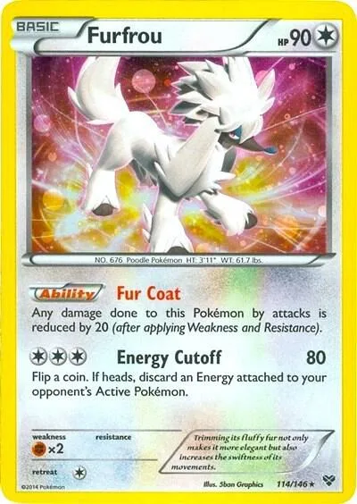 Furfrou (Cosmos Holo) #114 – Blister Exclusives