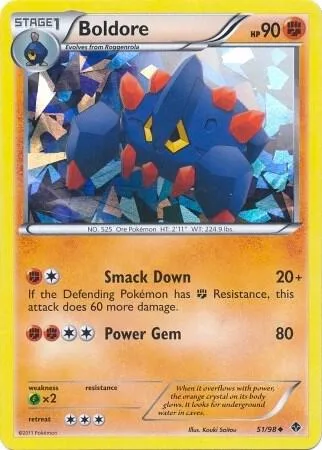 Boldore (Cracked Ice Holo) #51 – Blister Exclusives