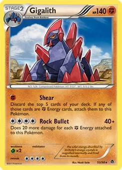 Gigalith (Cracked Ice Holo) #53 – Blister Exclusives