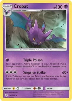 Crobat (Cosmos Holo) #56 – Blister Exclusives