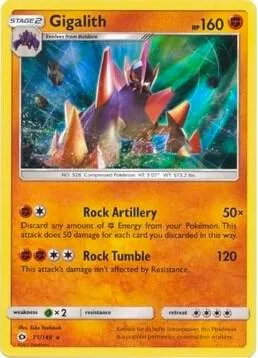 Gigalith (Cosmos Holo) #71 – Blister Exclusives