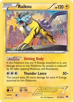 Raikou (Cosmos Holo) #55 – Blister Exclusives
