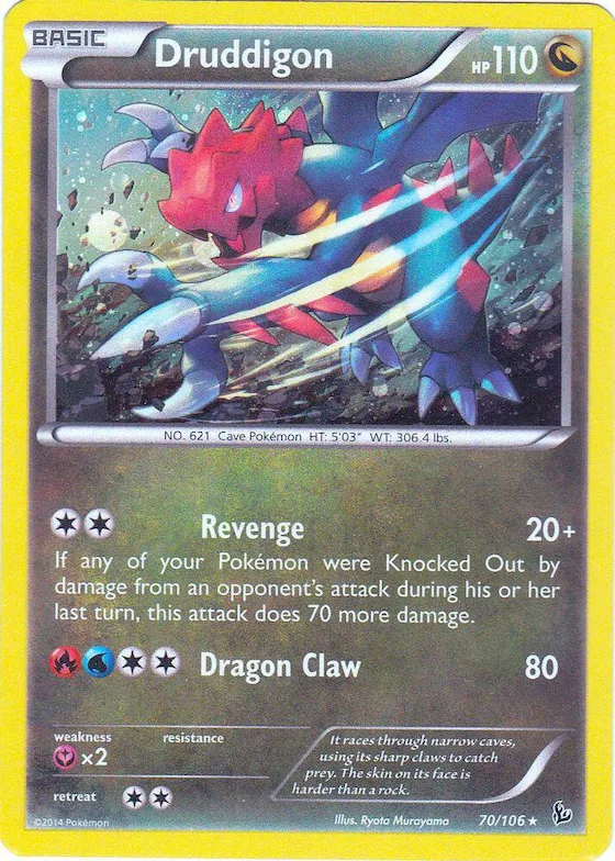 Druddigon (Cosmos Holo) #70 – Blister Exclusives