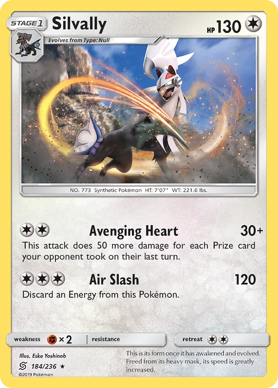 Silvally (Cosmos Holo) #184 – Blister Exclusives