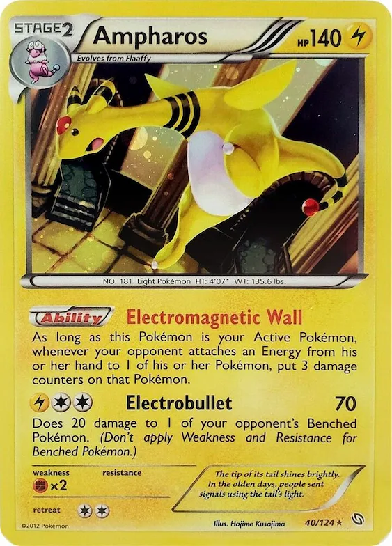 Ampharos (Cosmos Holo) #40 – Blister Exclusives