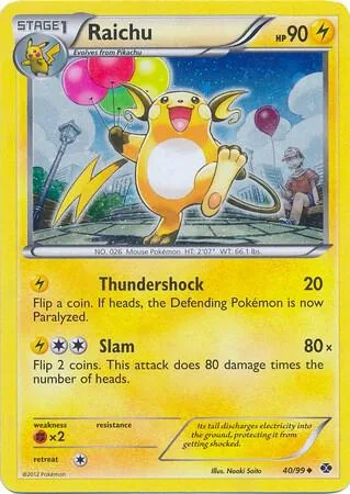 Raichu (Cosmos Holo) #40 – Blister Exclusives