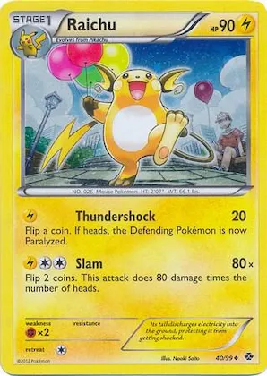 Raichu (Cosmos Holo) #40 – Blister Exclusives
