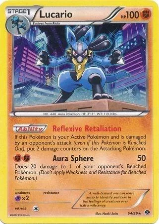 Lucario (Cosmos Holo) #64 – Blister Exclusives