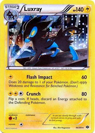 Luxray (Cracked Ice Holo) #46 – Blister Exclusives