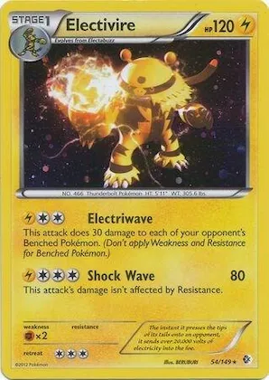Electivire (Cosmos Holo) #54 – Blister Exclusives