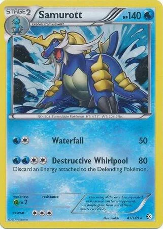 Samurott (Cosmos Holo) #41 – Blister Exclusives