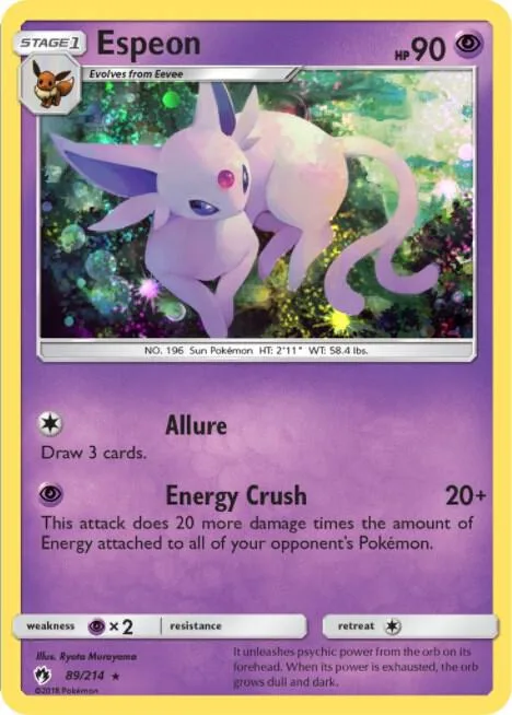 Espeon (Cosmos Holo) #89 – Blister Exclusives