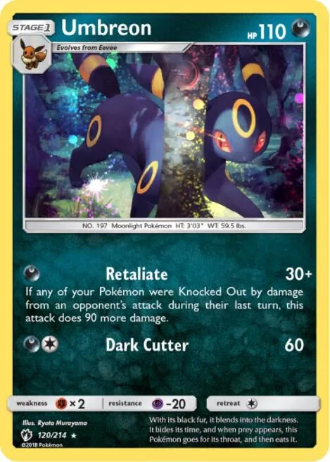 Umbreon (Cosmos Holo) #120 – Blister Exclusives