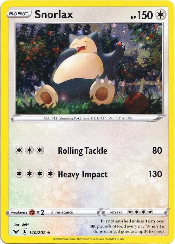 Snorlax (Cosmos Holo) #140 – Blister Exclusives