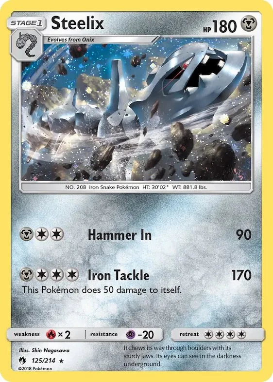 Steelix (Cosmos Holo) #125 – Blister Exclusives