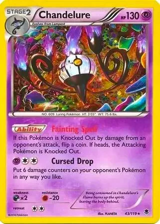 Chandelure (Cosmos Holo) #43 – Blister Exclusives