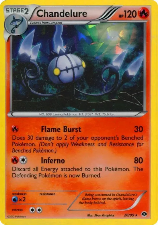 Chandelure (Cracked Ice Holo) #20 – Blister Exclusives