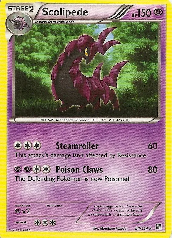 Scolipede (Cracked Ice Holo) #54 – Blister Exclusives