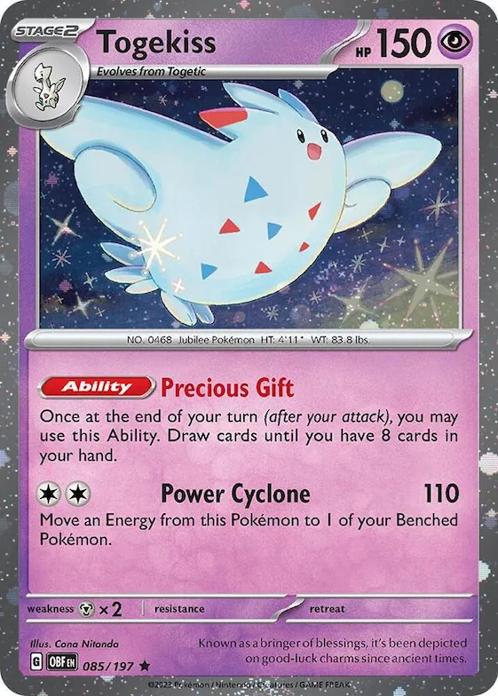 Togekiss (Cosmos Holo) #85 – Blister Exclusives