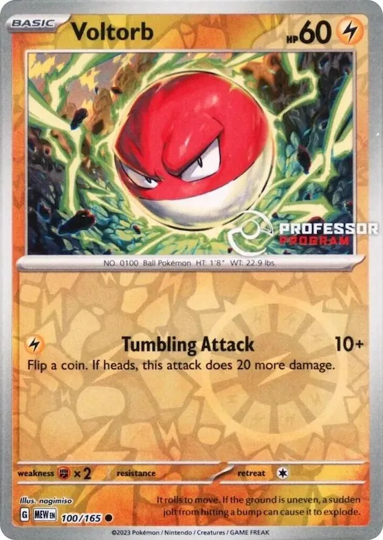 Voltorb #100 – Professor Program Promos