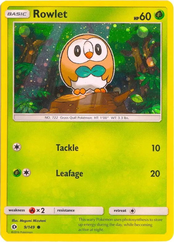Rowlet (Cosmos Holo) #9 – Miscellaneous Cards & Products