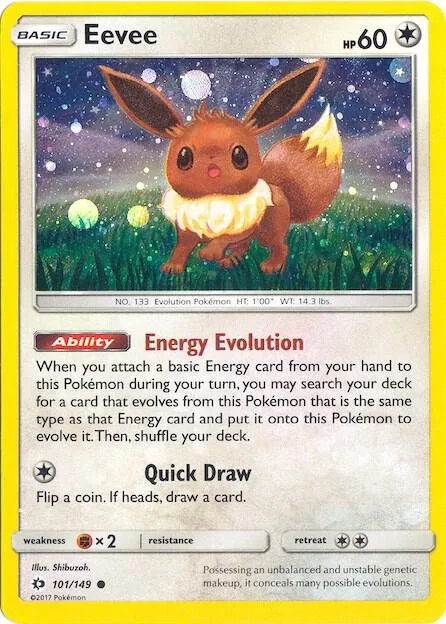 Eevee (Cosmos Holo) #101 – Miscellaneous Cards & Products