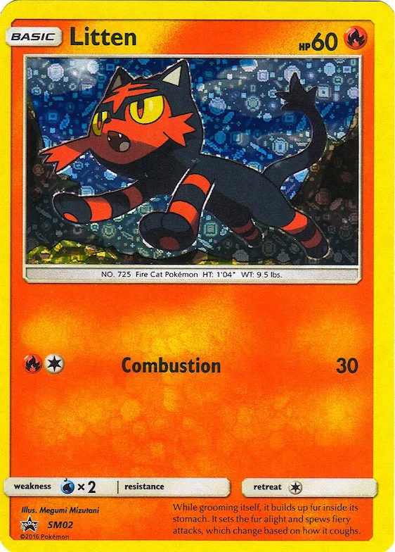 Litten - SM02 (General Mills Promo) #sm2 – Miscellaneous Cards & Products