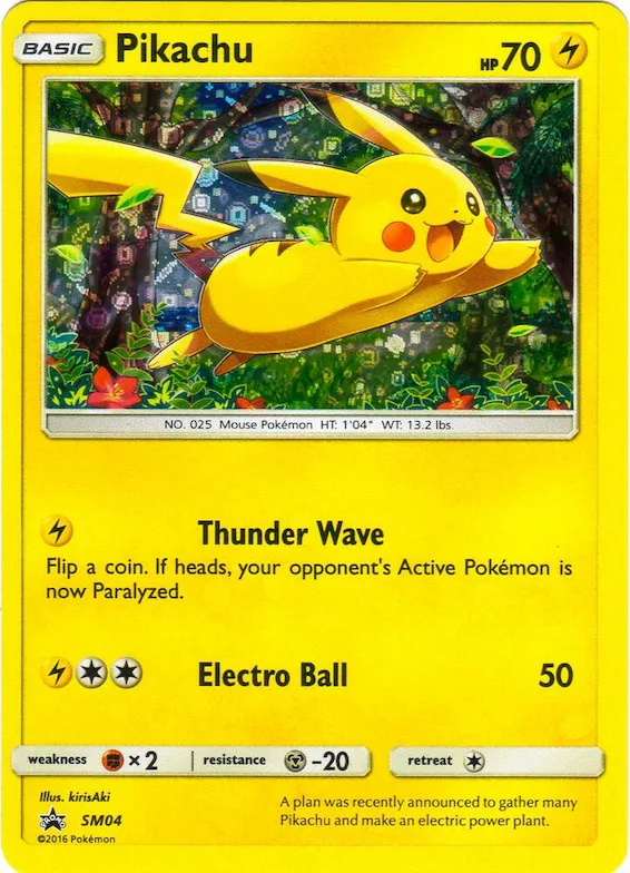 Pikachu - SM04 (General Mills) #sm4 – Miscellaneous Cards & Products