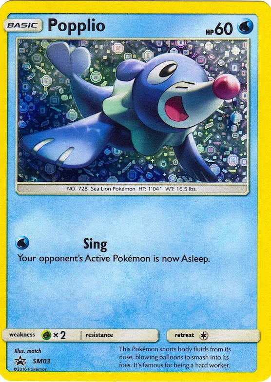 Popplio - SM03 (General Mills Promo) #sm3 – Miscellaneous Cards & Products