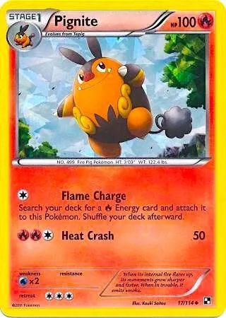 Pignite (Cracked Ice Holo) #17 – Miscellaneous Cards & Products
