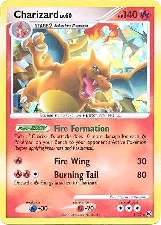 Charizard (Cracked Ice Holo) #1 – Miscellaneous Cards & Products