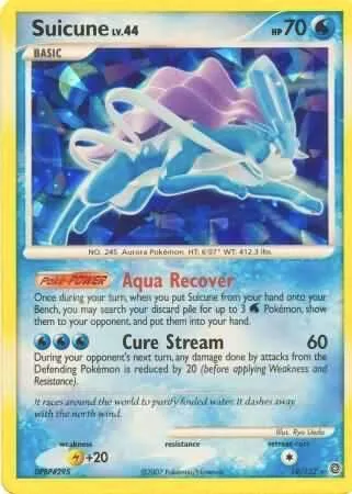 Suicune (Cracked Ice Holo) #19 – Miscellaneous Cards & Products